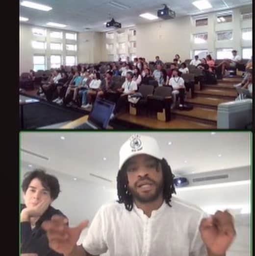 Maejorのインスタグラム：「Had the pleasure of speaking @Stanford University. We had amazing resonance and are going to do an in-person session on the 25th! Grateful to share and connect with other young minds on this crazy life journey. Thank you @fernandogaribay ♡ 🙏🏽 this is going to be fun…」