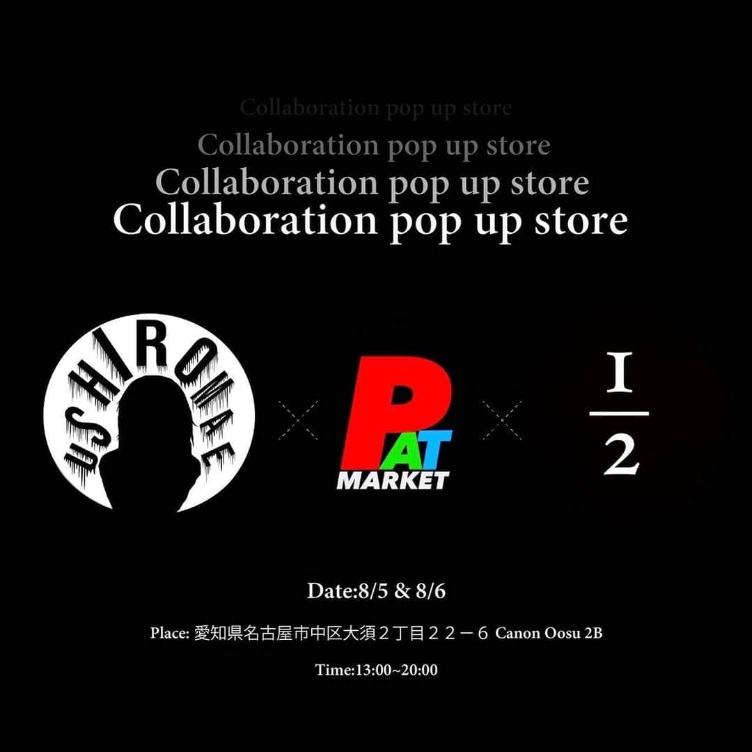 ロザッチのインスタグラム：「8月5日、8月6日に名古屋で ニブンノイチ、PAT、ウシロマエの合同POP UP SHOPを開催します！  3店舗でかなりのアイテム数があるので、 pop up  shopあるあるの ２日目いいアイテム残ってない現象が起こって、僕らも面白くないので、 土曜日、日曜日で商品大量に追加します。 ２日間ともお楽しみ頂けるように頑張りますので、是非ご来店くださいませ！！  ちなみに２日間とも、大阪のニブンノイチは通常営業しておりますので、よろしくお願いします。  その他詳細は各店舗のアナウンスをご覧下さい✌️✌️」