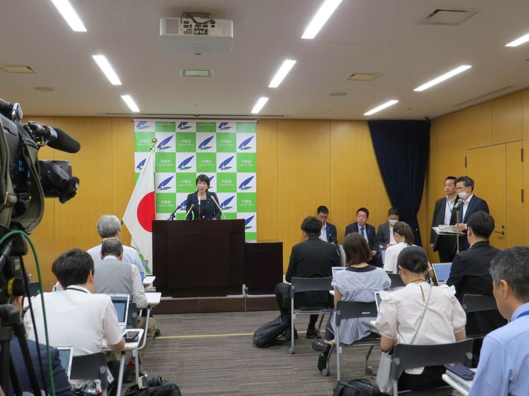 高市早苗のインスタグラム：「7月15日 記者会見」