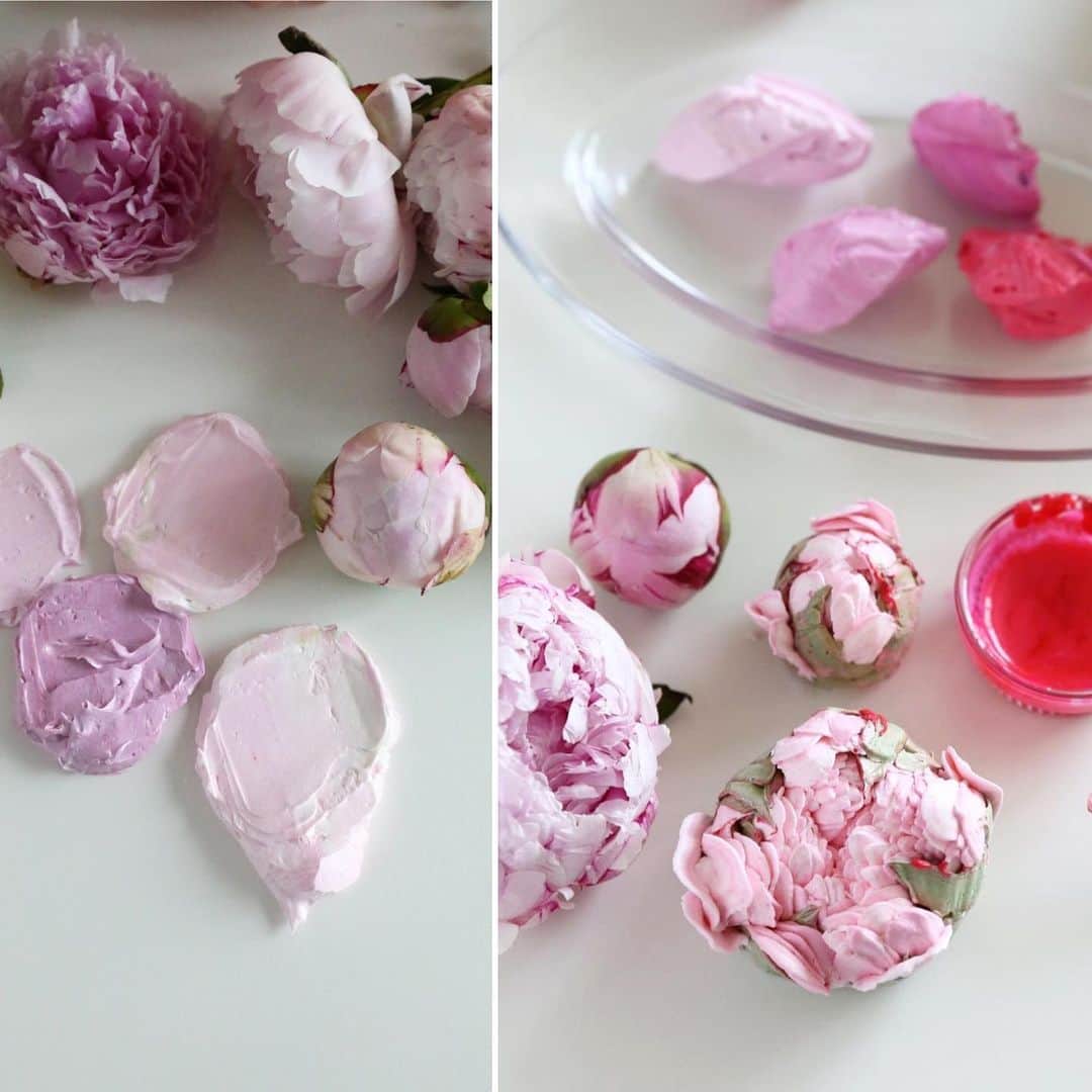 청담 수케이크 (atelier soo)のインスタグラム：「Pink color. massflowers. Atelier soo」
