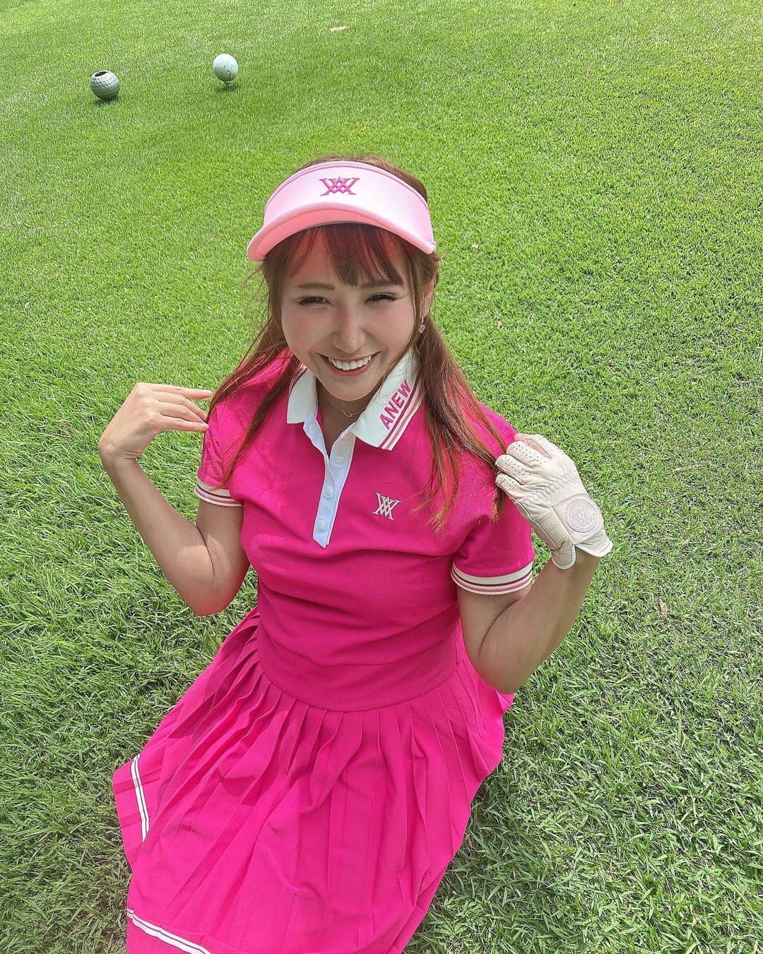 MIKIのインスタグラム：「アルプスの少女🩷みき。爆笑🤮🍺✨  #ゴルフ女子 #ゴルフ女子コーデ  #関西ゴルフ女子  #関西ゴルファーと繋がりたい  #ゴルフ女子と繋がりたい #ごるふ女子  #ゴルフ好き #golfstagram #golf  #ゴルフ好きな人と繋がりたい  #可愛い #ピンクコーデ  #お酒好きな人と繋がりたい  @anewgolf_tokyo」