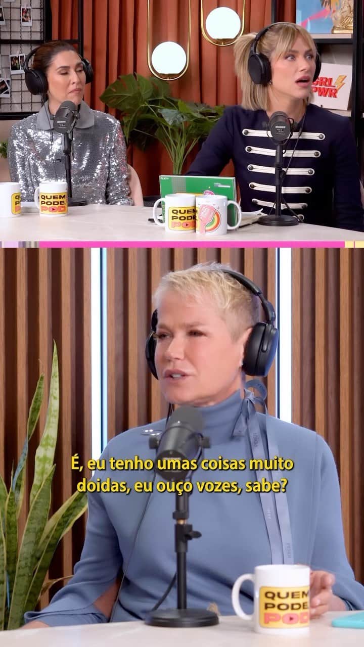 Giovanna Ewbankのインスタグラム：「Além de tudo o que a gente já sabe sobre a Xuxa, descobrimos no #QuemPodePod que Xuxa Sensitiva é real! No papo ela contou da ligação que ela tinha com Ayrton Senna e das suas intuições, sonhos e até vozes que costuma ouvi. Arrepiei aqui!!!   Já assistiram ao Quem Pode Pod com a rainha? Corre, assiste e já emenda com o documentario sobre ela no Globoplay! Dobradinha de Xuxa pra todo mundo ficar de bem com a vida e de vento em popa!!! 😍 👑」