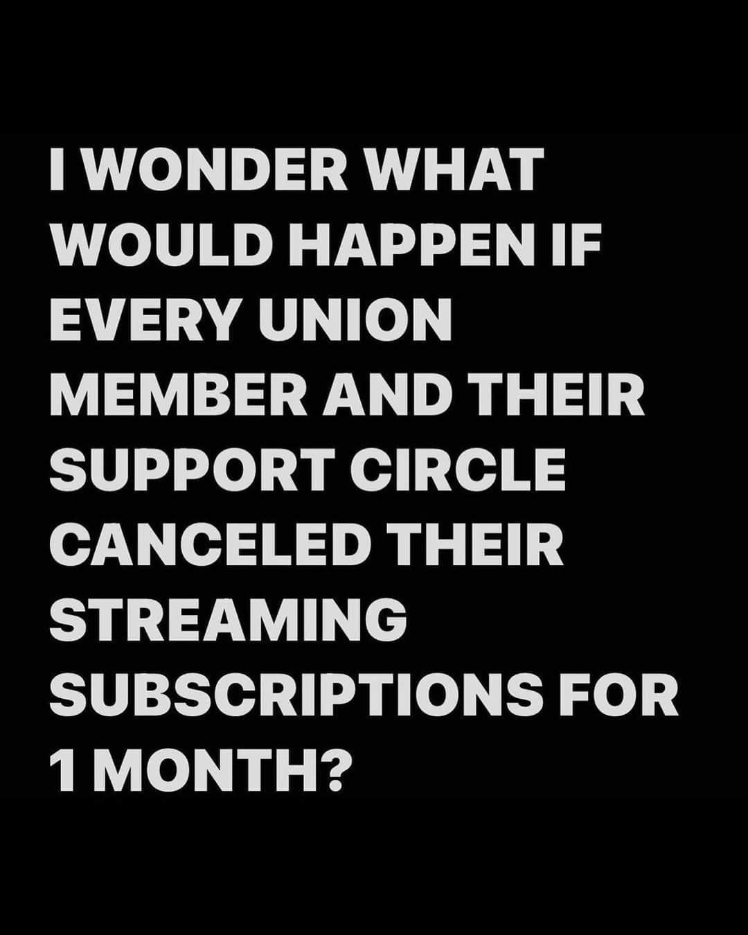 アリミ・バラードのインスタグラム：「We could possibly start on a Friday. Possibly one streaming platform PER week.  We could possibly call it: “Let’s FCUK around and FIND OUT Friday.” #FAAFOF  Maybe.. Possibly.. Random ideas.. 🙆🏽🤷‍♂️☺️📣  #UnionStrong #SAGAFTRAStrong #WGAStrong  @sagaftra @writersguildwest @wgaeast @wgastrikeunite」