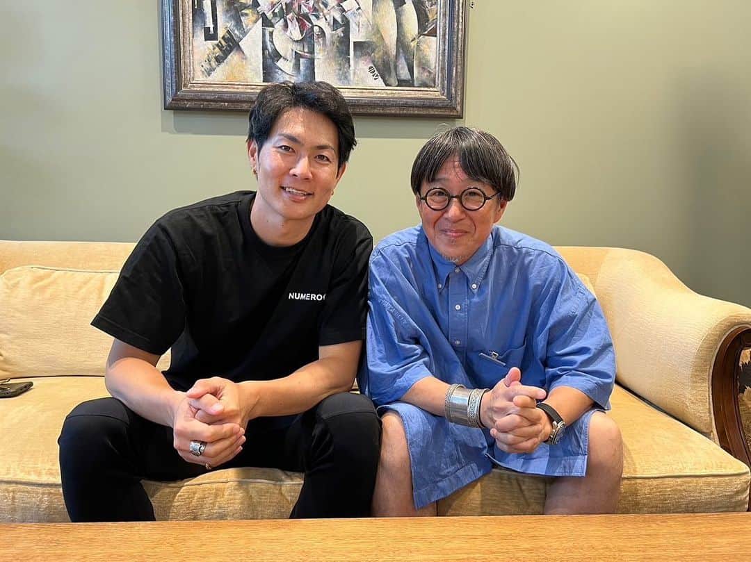 石川雄洋のインスタグラム：「近況報告に行ってきました。 僕らしく頑張ります💪 これからもよろしくお願いします！  #beams  #youtube #numero99 #原宿」