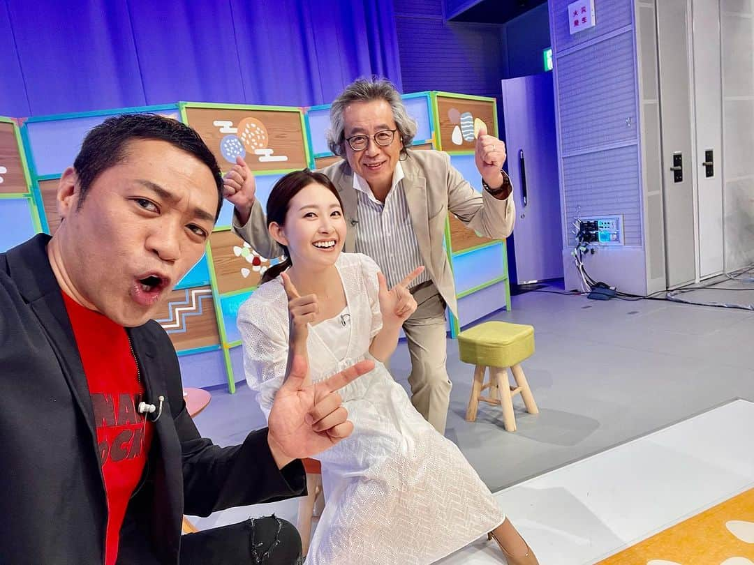 はなわさんのインスタグラム写真 - (はなわInstagram)「今夜はNHK佐賀「月刊発見佐賀！食べごろギュッとくん」の生放送があります＾＾ 美咲ちゃんが産休を終えて今日から復活です^ - ^ 高井さんも一緒で、今日は初期メンです笑笑 リハーサル中は順調に進んでいます。 19時30分から＾＾ 是非ご覧くださいー！ #はなわ　#NHKさが　＃佐賀　#岩屋美咲」7月14日 18時46分 - naoki_hanawa