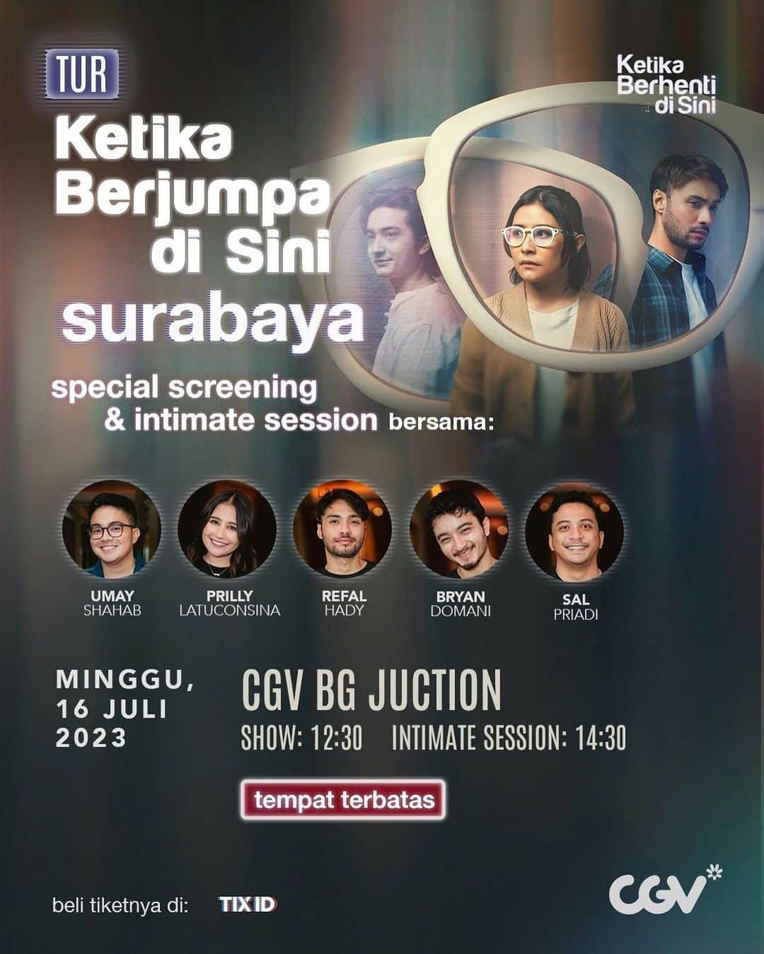 Prilly Latuconsinaさんのインスタグラム写真 - (Prilly LatuconsinaInstagram)「SAMPAI BERTEMU SURABAYA!   mari kita #MerayakanKehilangan bersama!  TICKET SUDAH BISA KALIAN BELI SEKARANG DI @tix_id !!! buruan war ticketnya sekarang!」7月14日 18時57分 - prillylatuconsina96