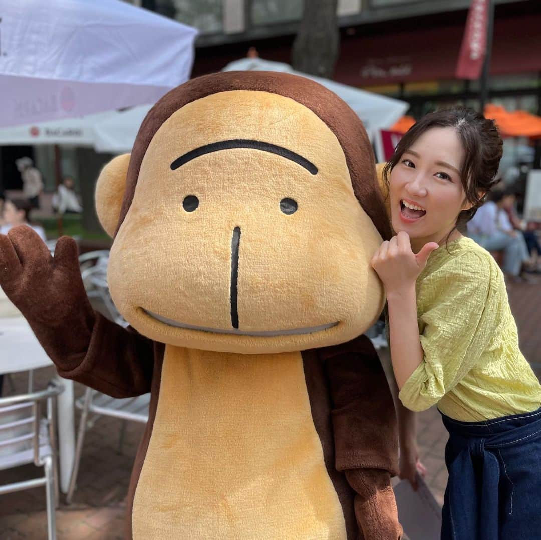 世永聖奈さんのインスタグラム写真 - (世永聖奈Instagram)「🐵 ⁡ ⁡ な つ の お も ひ で  ⁡ #HBC赤れんがプレミアムフェスト #HBC #北海道放送 #今日ドキッ #札幌 #北三条広場 #もんすけ #夏の思い出 ⁡」7月14日 18時55分 - hbc_yonagasena