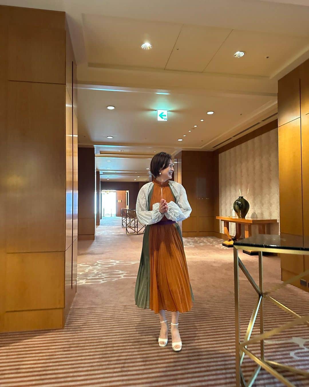 のインスタグラム：「. エレクトーレさんの撮影にて  ご機嫌な森尾です♪  from staff」