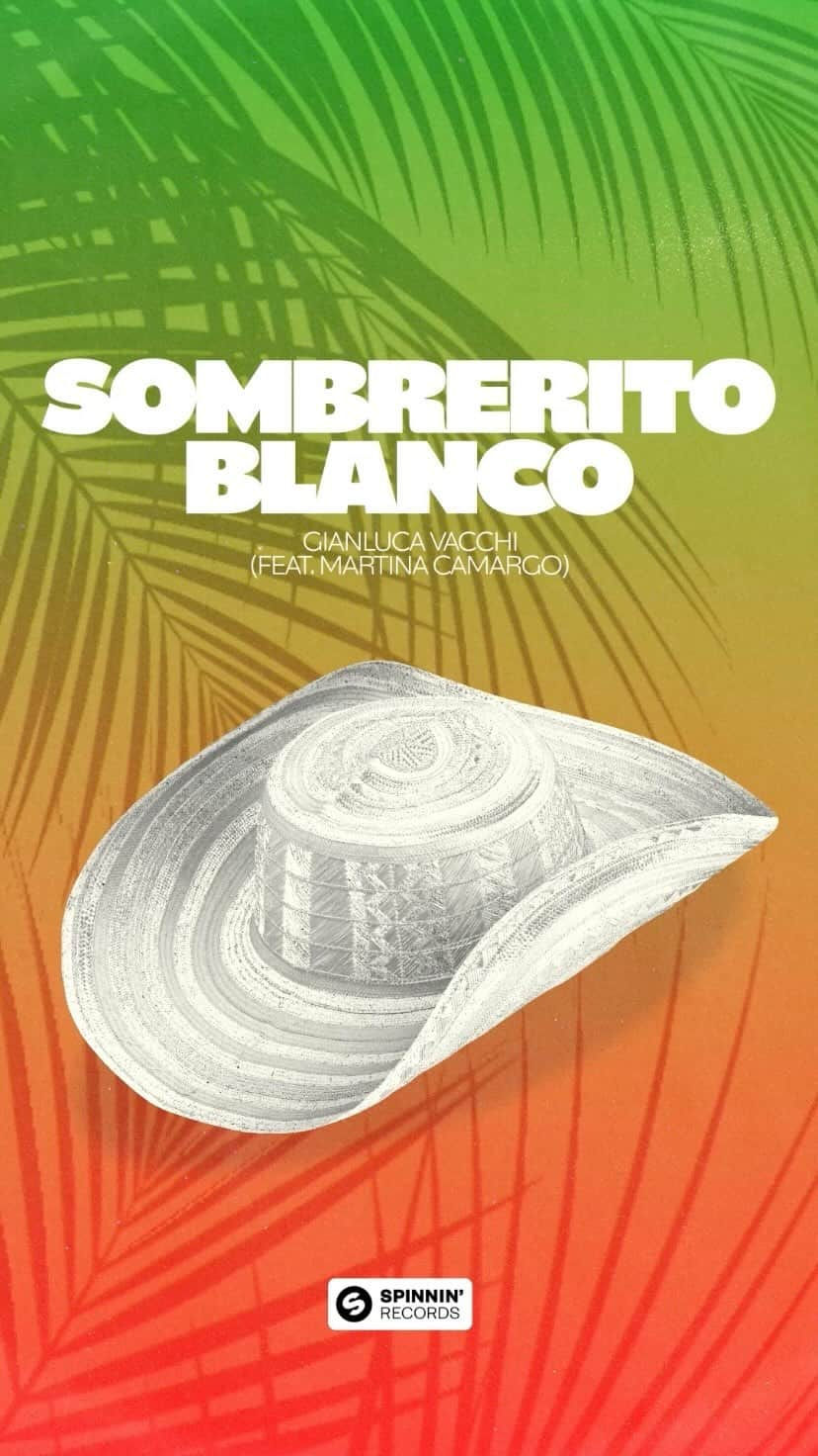 ジャンルカ・バッキのインスタグラム：「My new single ‘Sombrerito Blanco’ (feat. Martina Camargo) is out now and ready to get you all dancing 🔥🎧  #OutNow #SombreritoBlanco  @spinninrecords  @stefandabruckmanagement」