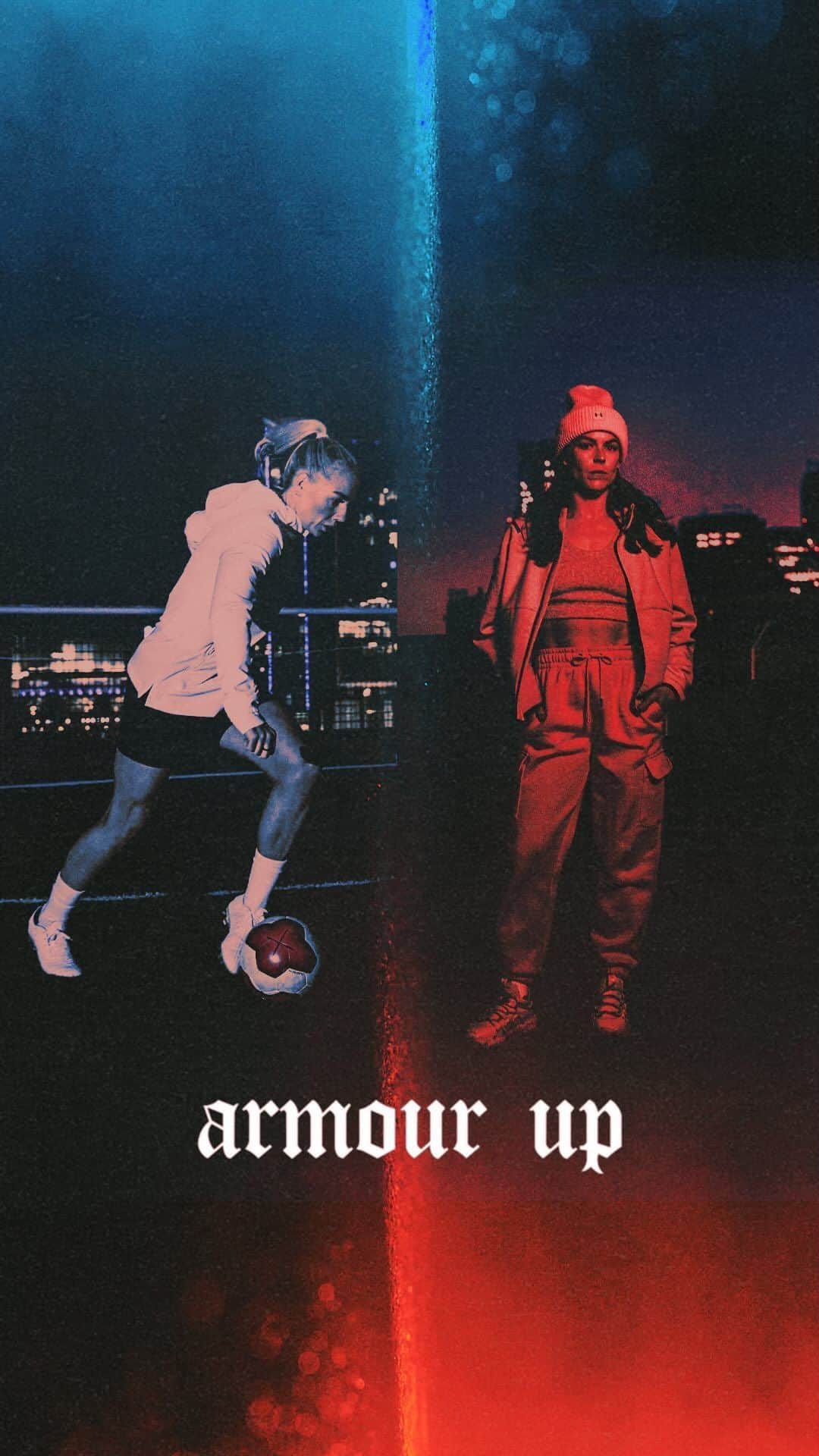 のインスタグラム：「. 情熱と冷厳 常に自分を磨く  “ARMOUR UP”  鎧をまとい いざ出陣  #アンダーアーマー  激闘の目撃者になる」