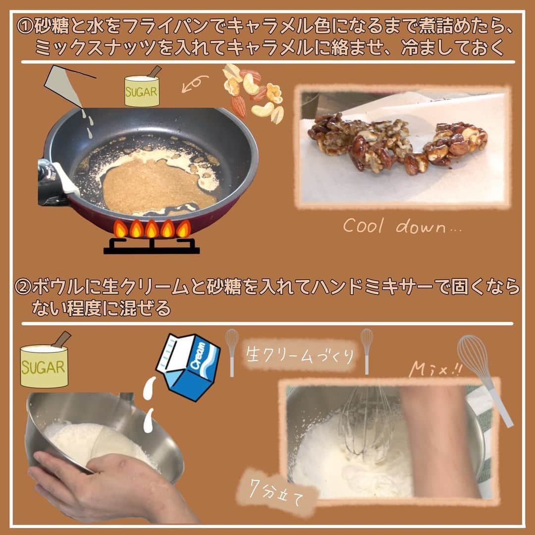 日本テレビ「沸騰ワード10」さんのインスタグラム写真 - (日本テレビ「沸騰ワード10」Instagram)「いつもご視聴ありがとうございます😊  今日は🍳ヌガーグラッセ🍳のレシピを公開‼️  夏におすすめのスイーツ✨ 甘くてなめらかな口ざわり🤤  作ってみたら #志麻さんの沸騰ごはん で投稿をよろしくお願いします❗️  #沸騰ワード10 #伝説の家政婦志麻さん #志麻さんの沸騰ごはん #うちの志麻ごはん #志麻さんレシピ #志麻さん  #ヌガーグラッセ #ヌガー #スイーツ #次回もお楽しみに！」7月14日 20時13分 - futtou_ntv_official