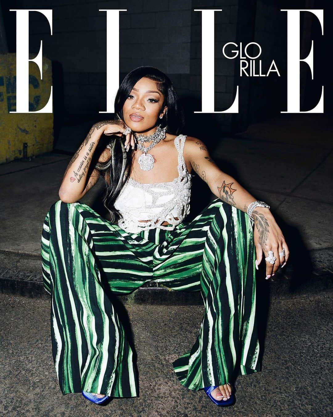 ELLE Magazineさんのインスタグラム写真 - (ELLE MagazineInstagram)「In #GloRilla’s world, the sun is always shining, fuckboy or festival mixup be damned.  Our digital cover star spoke with ELLE’s @girlnamednee about growing up in Memphis, her debut EP, and finding her voice as an artist. “When I first came out rapping, I was trying to sound like a little girl,” she admits. “I was saying some hard shit, but just in a little girly ass voice. It was me trying to change my sound because I have a naturally deeper voice.” She decided to switch things up in 2021. “That's the year my voice started getting deeper and deeper.” It’s a shift that subsequently led to her 2022 breakout single “F.N.F (Let’s Go).”  Read the story and see more photos from GloRilla’s cover shoot at the link in bio.  ELLE: @elleusa Editor-in-Chief: Nina Garcia @ninagarcia Photographer: Tyrell Hampton @tyrellhampton Stylist: Rúben De Melo Moreira @rubendemelomoreira Writer: Nerisha Penrose @girlnamednee Hair: Tokyo Stylez at Chris Aaron Management @tokyostylez @iamchrisaaron Makeup: Sadai Banks @sadaibanks_mua Nails: Alex Smith @notbad.as Production: Petty Cash Production @petty_cash_production」7月14日 21時00分 - elleusa