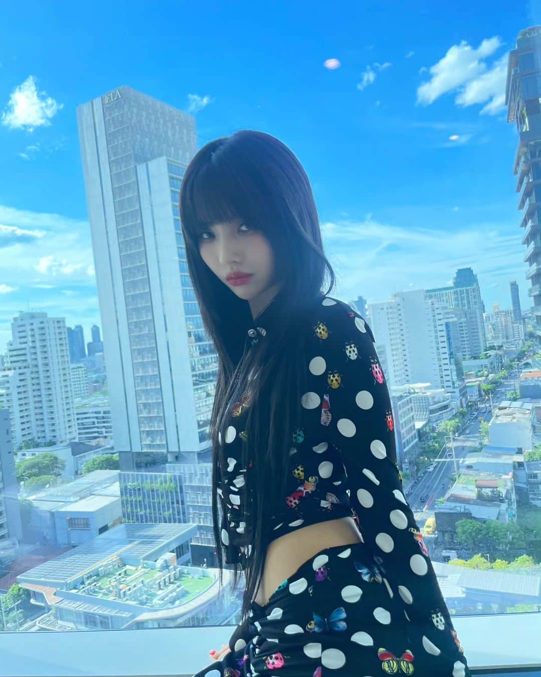 ソヨンのインスタグラム：「Hi Bangkok🩵」