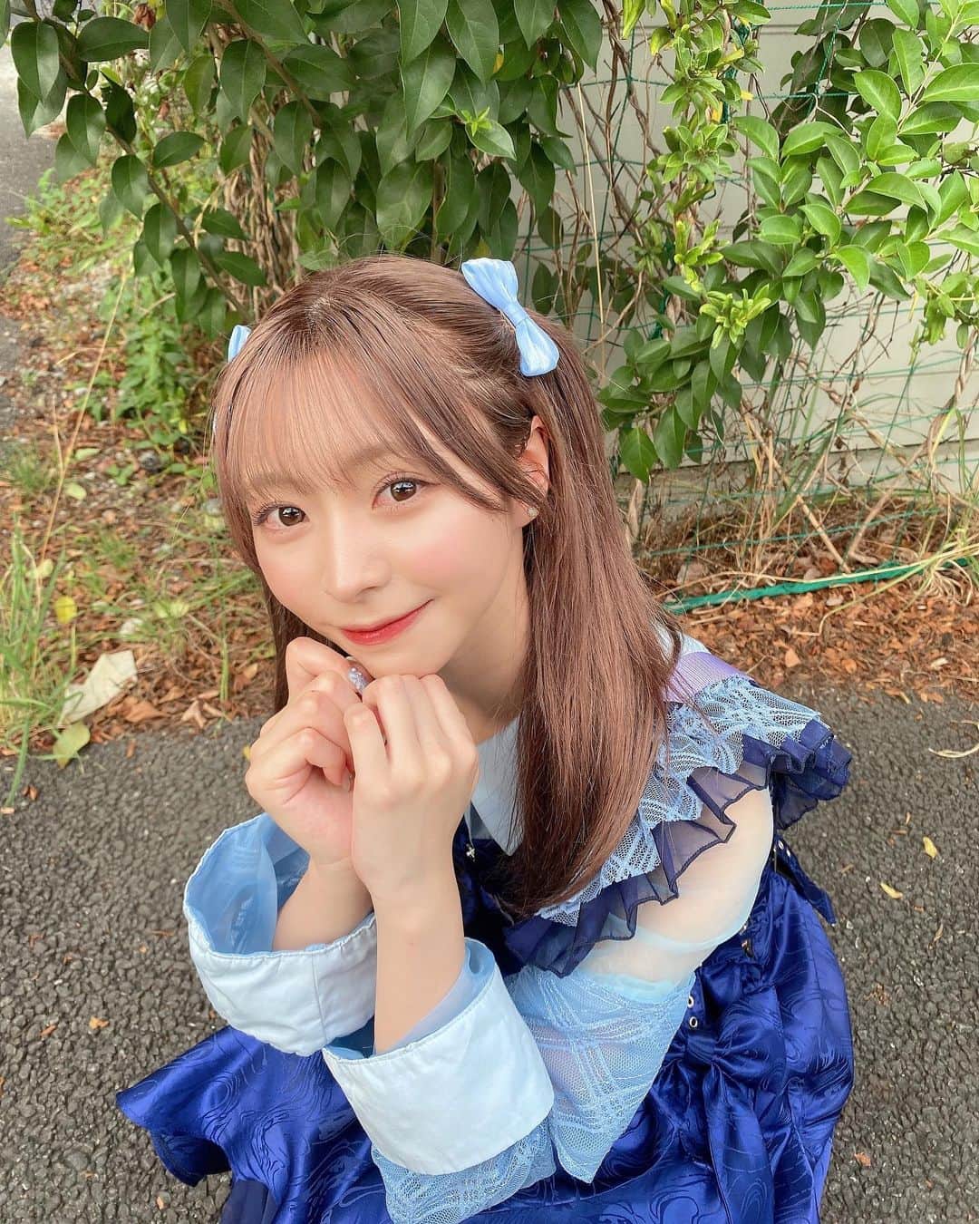 美南れなのインスタグラム：「🩵🪼」