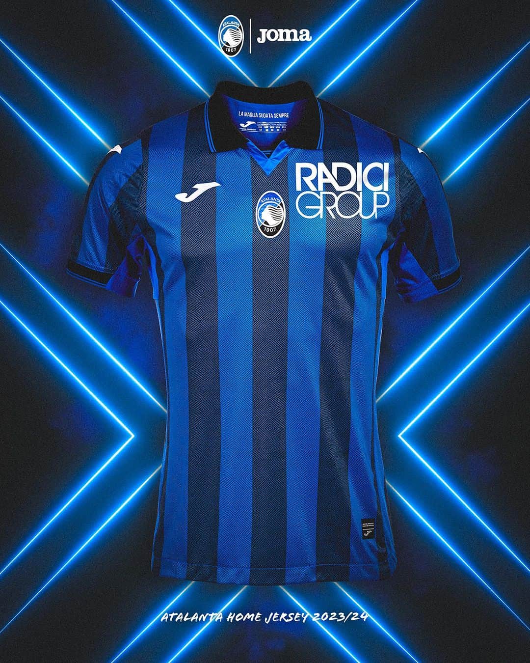アタランタBCのインスタグラム：「Curata in ogni singolo particolare. 🔷  Attention to every detail. 🔷   #GoAtalantaGo ⚫️🔵 #JomaTeam」