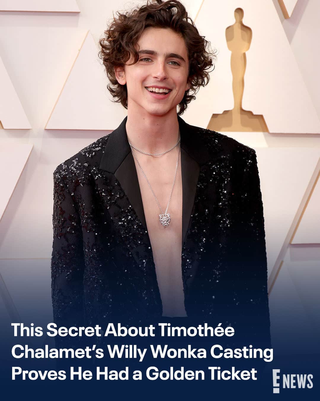 E! Onlineさんのインスタグラム写真 - (E! OnlineInstagram)「Call Timothée Chalamet by this name: a triple threat. Link in bio for the real reason he was cast as Wonka. (📷: Getty)」7月14日 22時00分 - enews