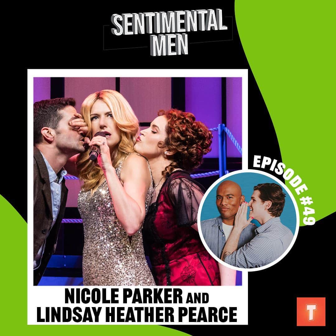 リンジー・ピアースのインスタグラム：「NEW EPISODE!! This week, we’re welcoming @nfparkergirl and @lindsayheatherpearce (currently starring together in @titaniquemusical) back to the pod to chat about Baz, Céline and their incredible friendship.   📸: @evzmm   #wickedmusical #titaniquemusical #sentmenpod #musicaltheatre #musicaltheater  #broadway #bway」