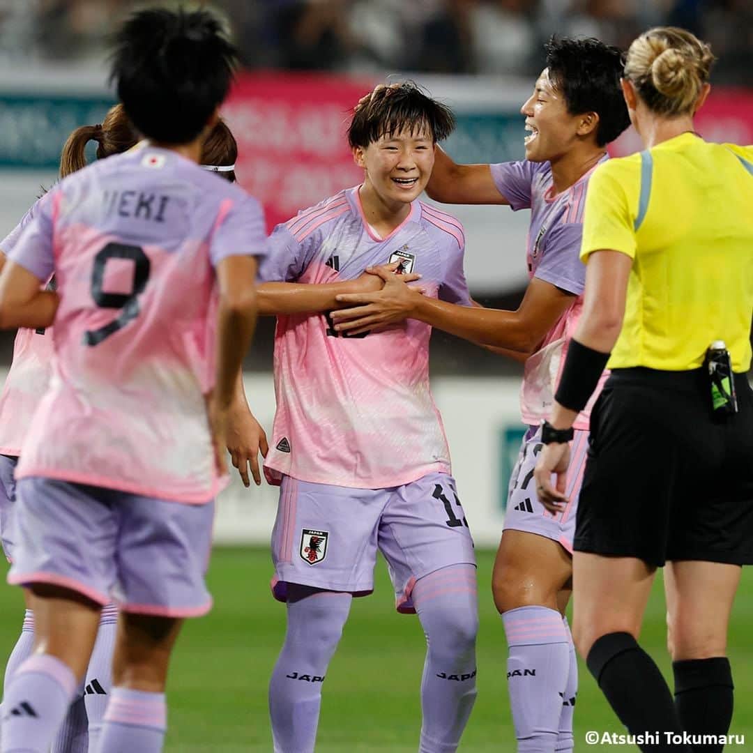 Goal Japanさんのインスタグラム写真 - (Goal JapanInstagram)「🇯🇵 女子W杯前最終戦で5発快勝！🌸 #なでしこジャパン が #長谷川唯 の2ゴールなどでパナマに5-0と勝利！22日にザンビアとの #女子ワールドカップ 初戦へ！(Photo: Atsushi Tokumaru - @pitchsidepress )  #soccer #football #womanfootball #womensoccer #jfa #daihyo #nadeshiko #nadeshikojapan #サッカー #フットボール #女子サッカー #サッカー日本代表 #⚽」7月14日 22時35分 - goaljapan