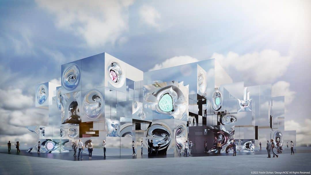 落合陽一のインスタグラム：「#ﾇﾙ即是色色即是ﾇﾙ #expo2025」