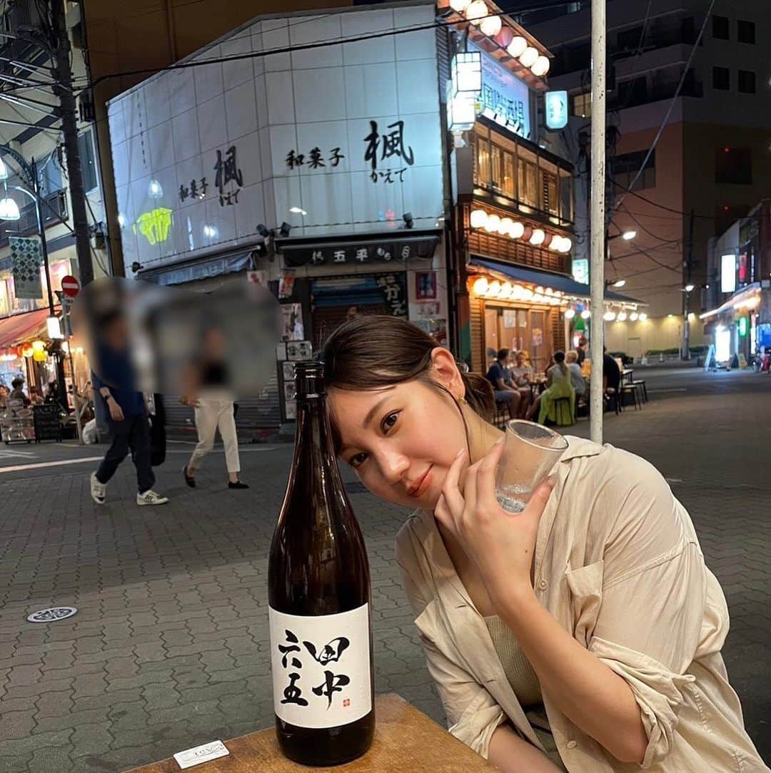 高野祐衣のインスタグラム：「25歳くらいの時だったかなぁ 人生で一番酔っ払った日本酒がこちら😇 福岡県の『田中六十五』。 この日は大丈夫だった☺︎☺︎  #日本酒　#日本酒女子」