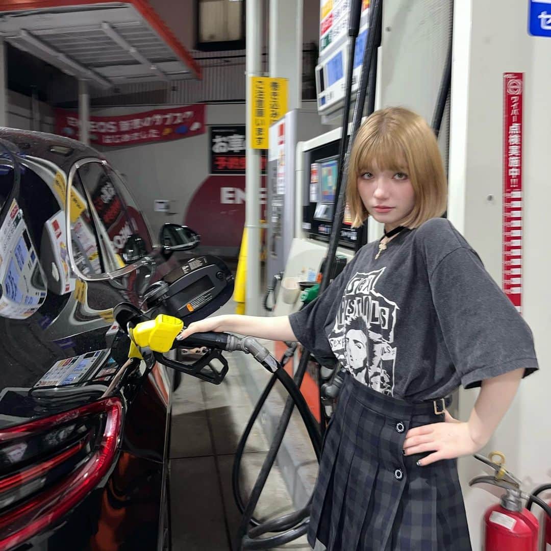 東海林クレア（くれたん）のインスタグラム：「⛽️🤪」