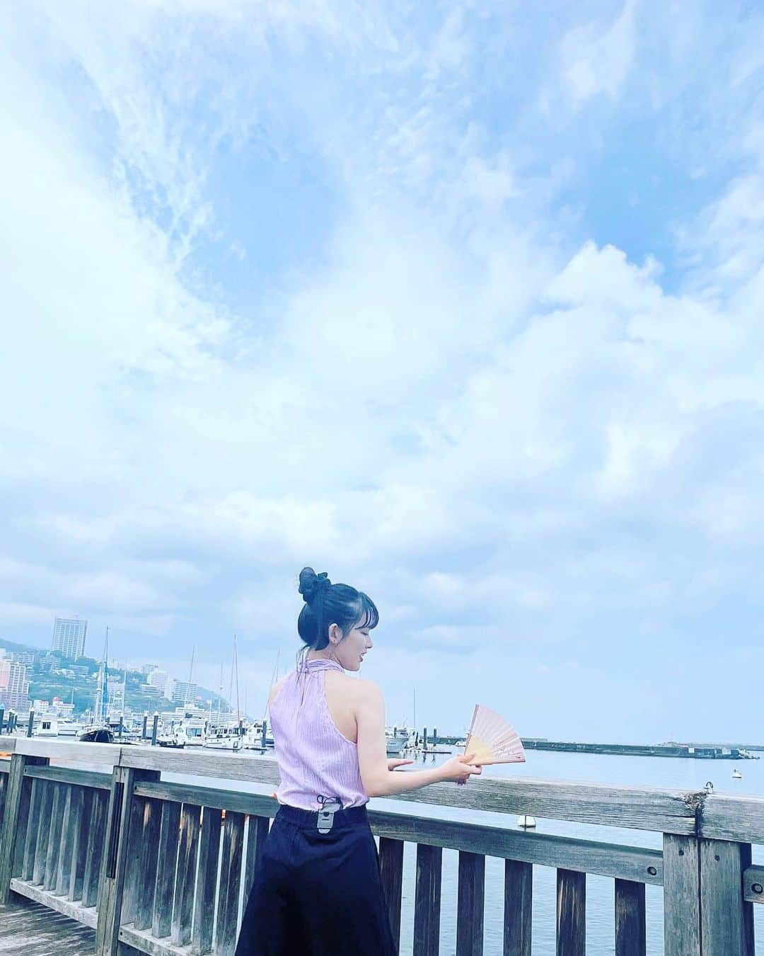 MIYUUさんのインスタグラム写真 - (MIYUUInstagram)「今日の天気には扇子が活躍しました」7月14日 23時08分 - immiyuu_official