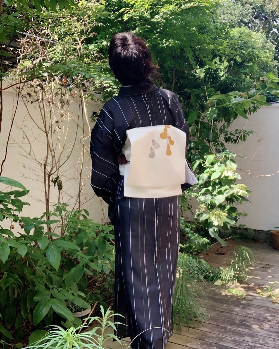 大橋未歩さんのインスタグラム写真 - (大橋未歩Instagram)「#着物  #kimono   着付け忘れてないはずだ。 信じよう笑」7月15日 0時01分 - o_solemiho815