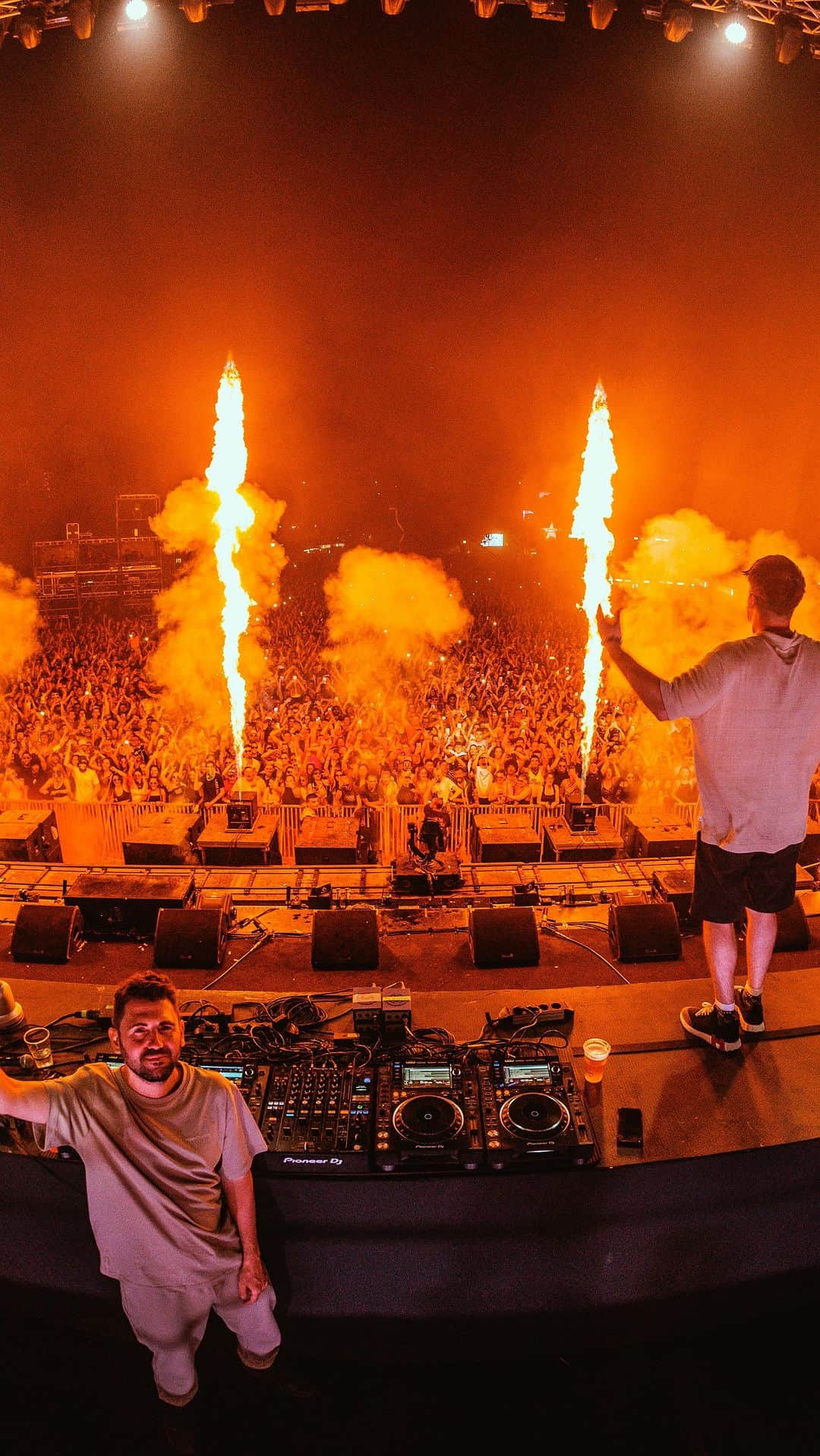 Dimitri Vegas & Like Mikeのインスタグラム：「@exitfestival WAS A MOVIE 🎥」