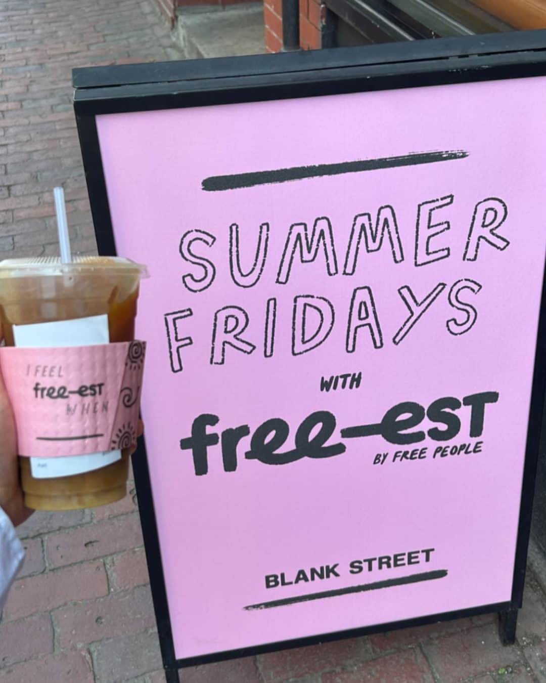freepeopleのインスタグラム：「See you next week for our last Summer Friday with @blankstreet. Link in bio to check out our Free-est collection (the other perfect summer treat!)」