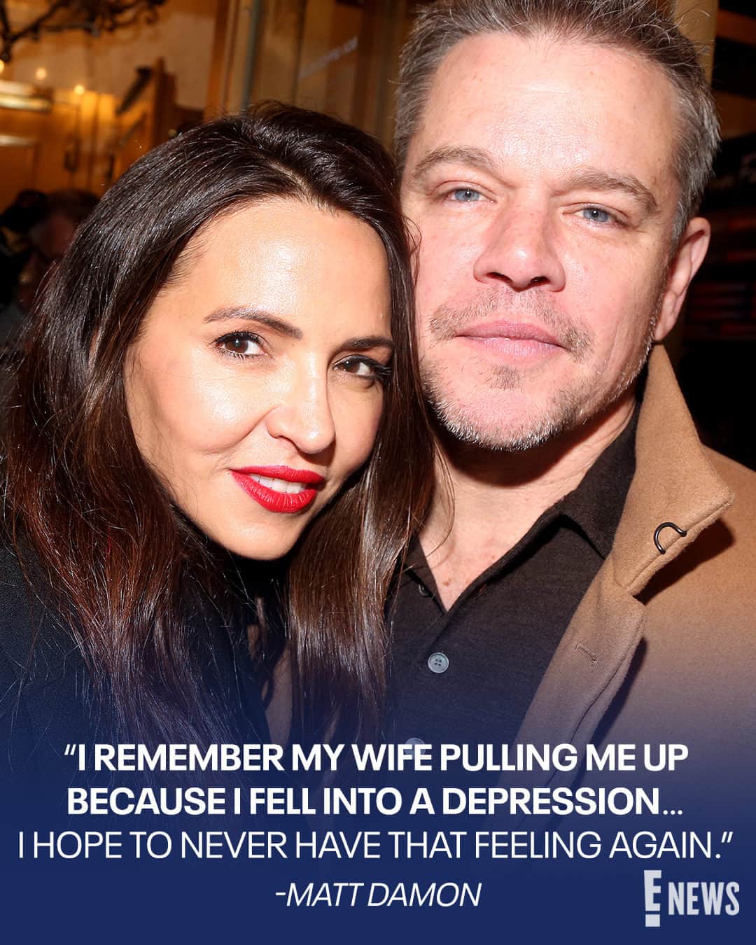 E! Onlineさんのインスタグラム写真 - (E! OnlineInstagram)「Matt Damon is opening up about struggles he's faced while filming. Link in bio for how his wife Luciana supported him when he needed it most. 🤍 (📷: Getty)」7月15日 5時01分 - enews