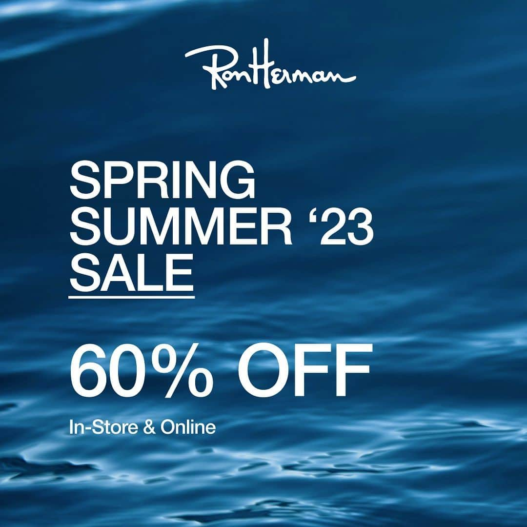 ロンハーマンさんのインスタグラム写真 - (ロンハーマンInstagram)「Our Spring Summer ‘23 sale is live! Shop season favorites at 60% off.  In-store & online.」7月15日 6時19分 - ronhermanstore