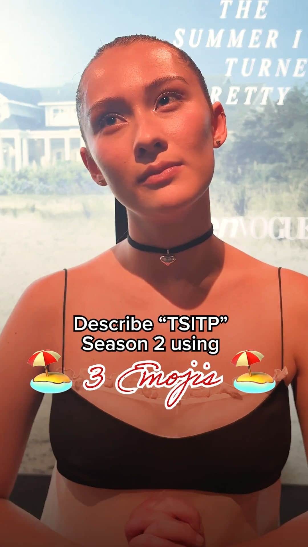 Teen Vogueのインスタグラム：「We asked the cast of #TheSummerITurnedPretty to describe the new season using 3 emojis and it looks like it's gonna be an interesting season 👀🏖 Get all the deets on season 2 at the link in bio 💕」