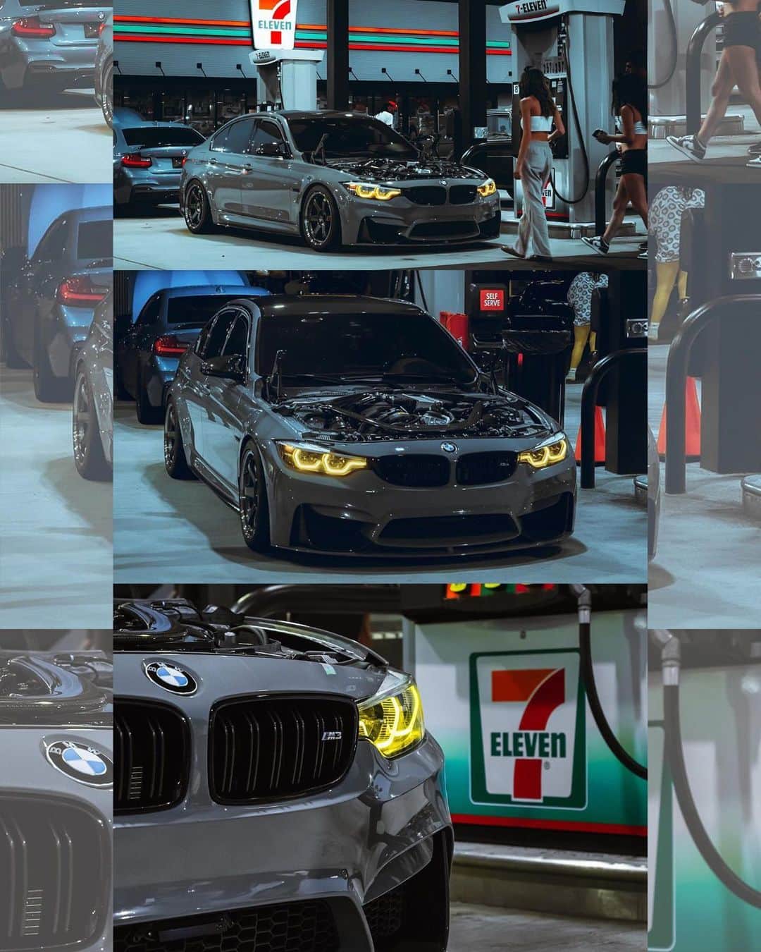 7-Eleven USAのインスタグラム：「Y’all brought the 🔥 this year, so… when’s the next meet?  #SlurpeeDay #711day 😎 #CarsOf7ELEVEn   FRAME 1: @256.rgb FRAME 2: @charliezshots FRAME 3: @jaypekay photographer @eddiemikiphoto FRAME 4: @ayyepaulyy photographer @a9.media FRAME 5: @s13uzara and @project.booboo FRAME 6: @1_sick_c6 and @charliezshots FRAME 7: @crsxtna and @kgals1 and @egindy19 FRAME 8: @a80_sxh and @abbiepaigephotos FRAME 9 : @senseless_co and @drop_dead86 FRAME 10: @elstango and photographer @nowhip.photography」