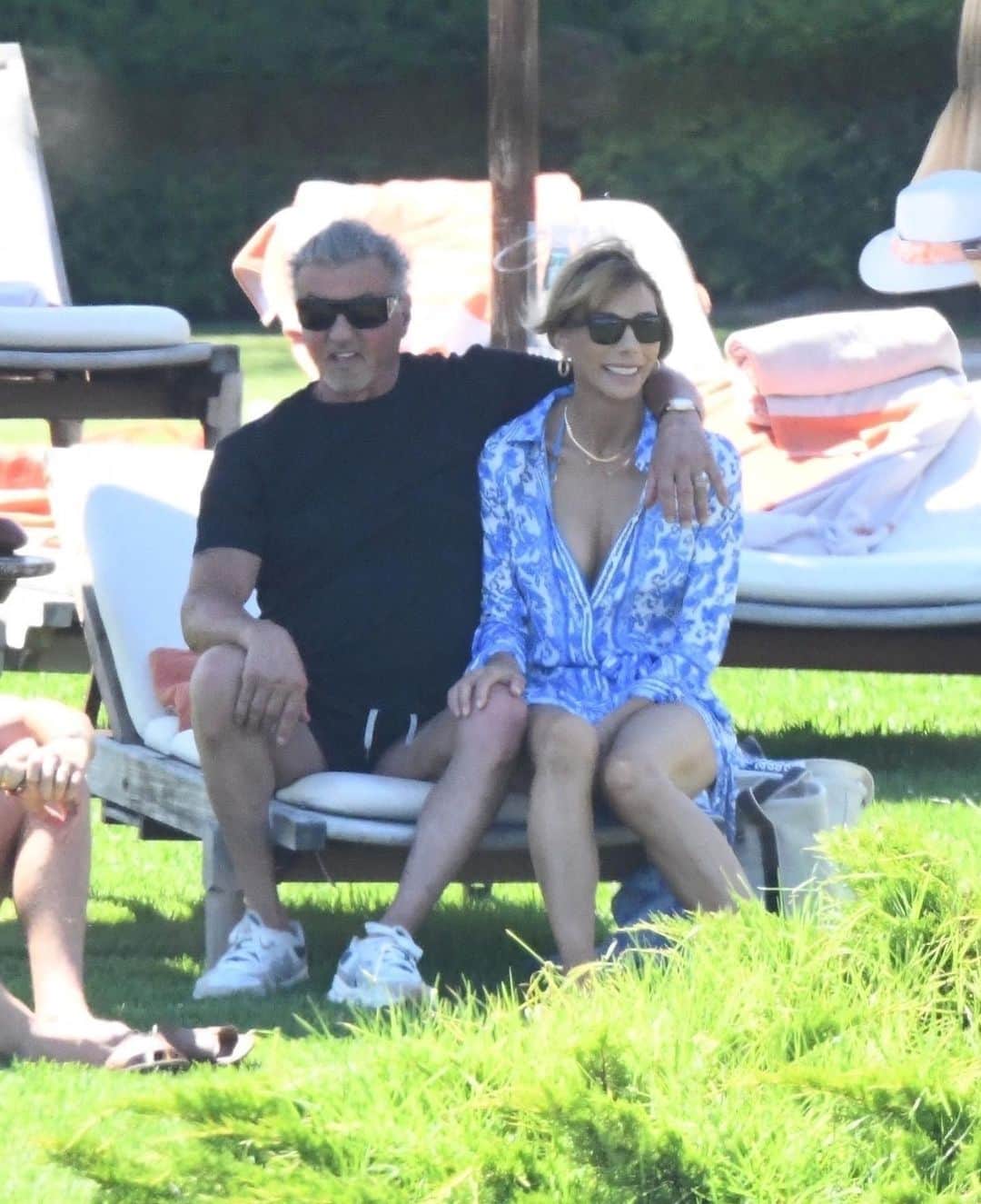 Just Jaredさんのインスタグラム写真 - (Just JaredInstagram)「Sylvester Stallone and wife Jennifer Flavin kept cool in the pool while on vacation in Porto Cervo. We've got more pics of the pair over at JustJared.com! #SylvesterStallone #JenniferFlavin Photos: Backgrid」7月15日 6時38分 - justjared