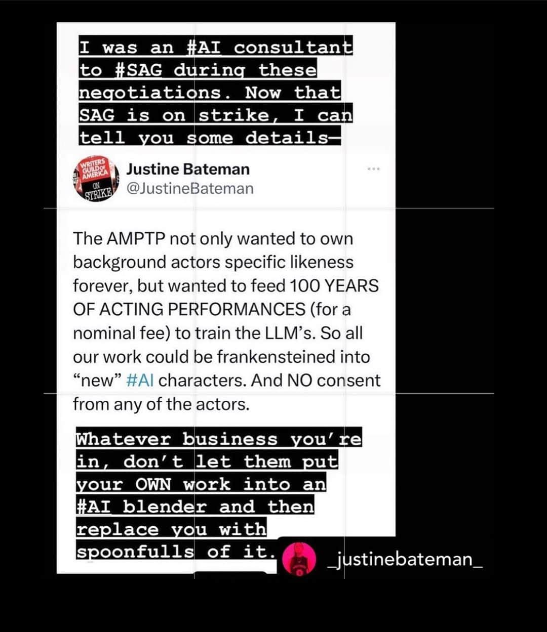 ダニエル・デイ・キムさんのインスタグラム写真 - (ダニエル・デイ・キムInstagram)「A little insight into the @sagaftra strike and why it’s worth supporting. Thank you to @officialfrandrescher, @duncanci,  @_justinebateman_ and our entire leadership team for fighting for all of us, especially those who are doing their best to try and make a living doing what we love as actors. #sagaftrastrong (1 of 2)」7月15日 8時52分 - danieldaekim