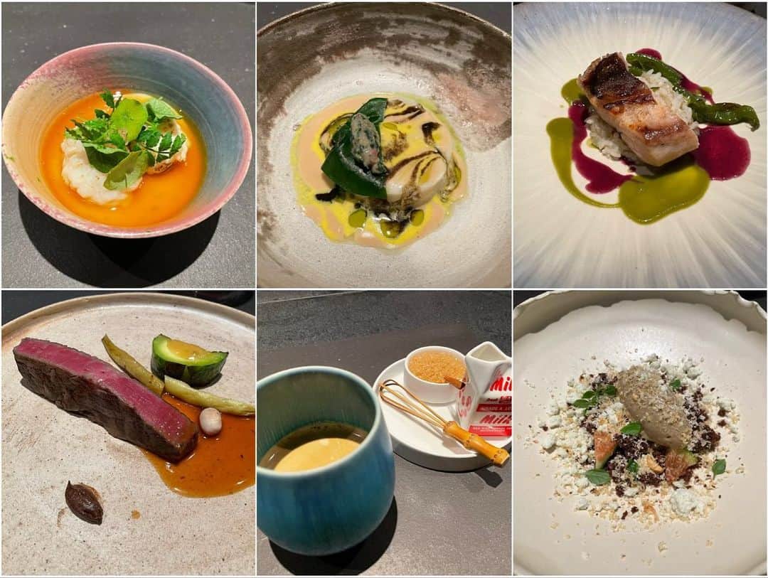 摩耶裕さんのインスタグラム写真 - (摩耶裕Instagram)「. . 伺ってみたかったところにまたご縁があり、行かせて頂きました🥰  芸術作品のようなお料理ばかりで食べるのがもったいないくらいでしたが、お味も想像を覆していて驚きの連続でした🥹✨  拘りが詰まった小物類も素敵でした✨  #aspirant  #神戸ディナー #北野ディナー」7月15日 10時16分 - yutaka__maya