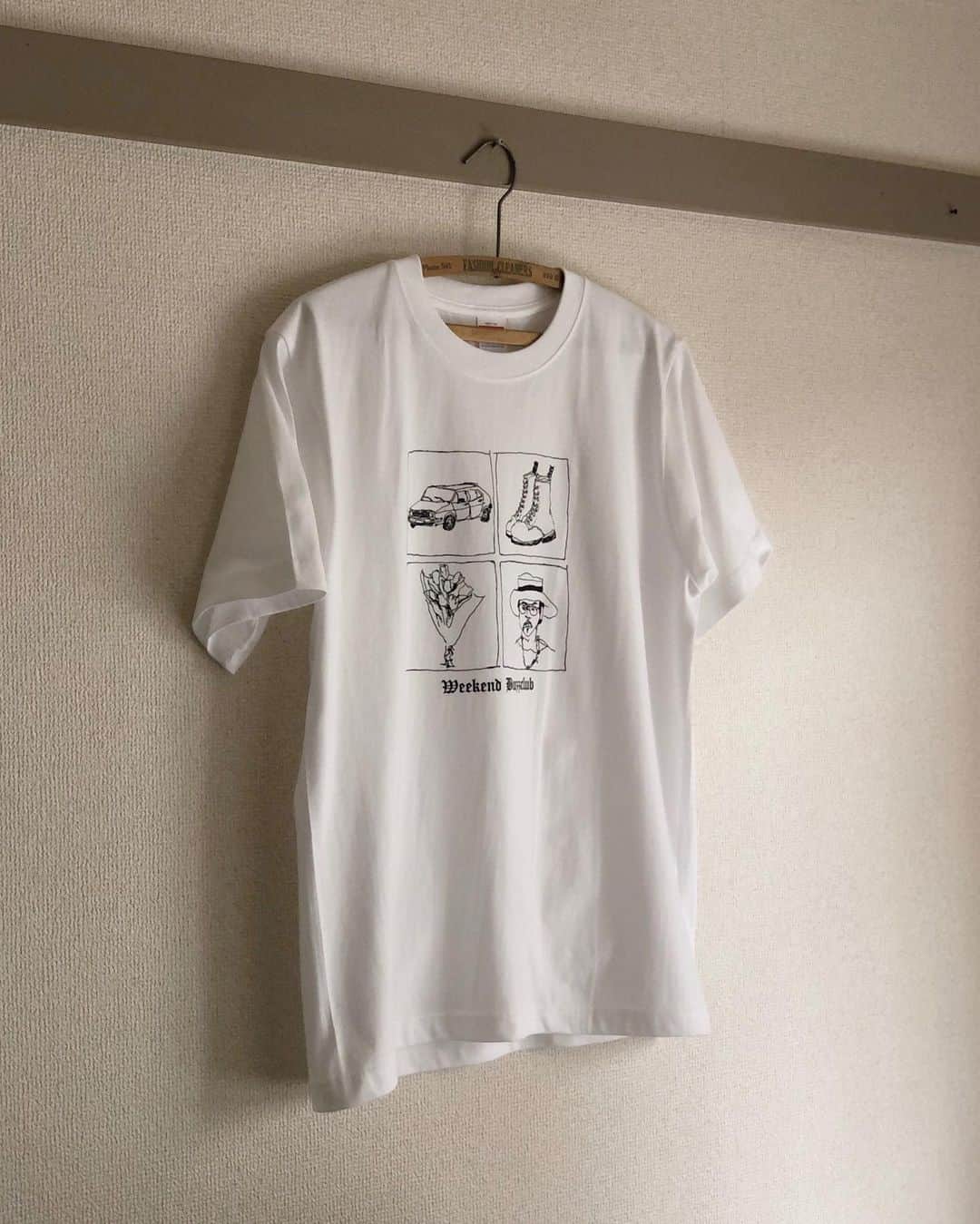 原汰輝さんのインスタグラム写真 - (原汰輝Instagram)「久しぶりにTシャツ作りました。 すでに想像以上の注文、有難いです。 7/17(Mon.)23:59までオーダー出来るので是非！ 2色買い大歓迎す🌻  Online Store @weekend_buzz_club」7月15日 20時39分 - taiki_h__