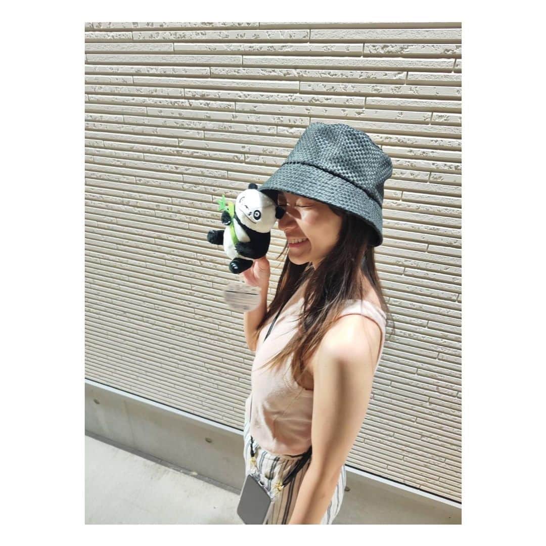 のインスタグラム：「UFOキャッチャー100円で 1発でGETしたパンダコパンダ🐼🛸  #パンダコパンダ」