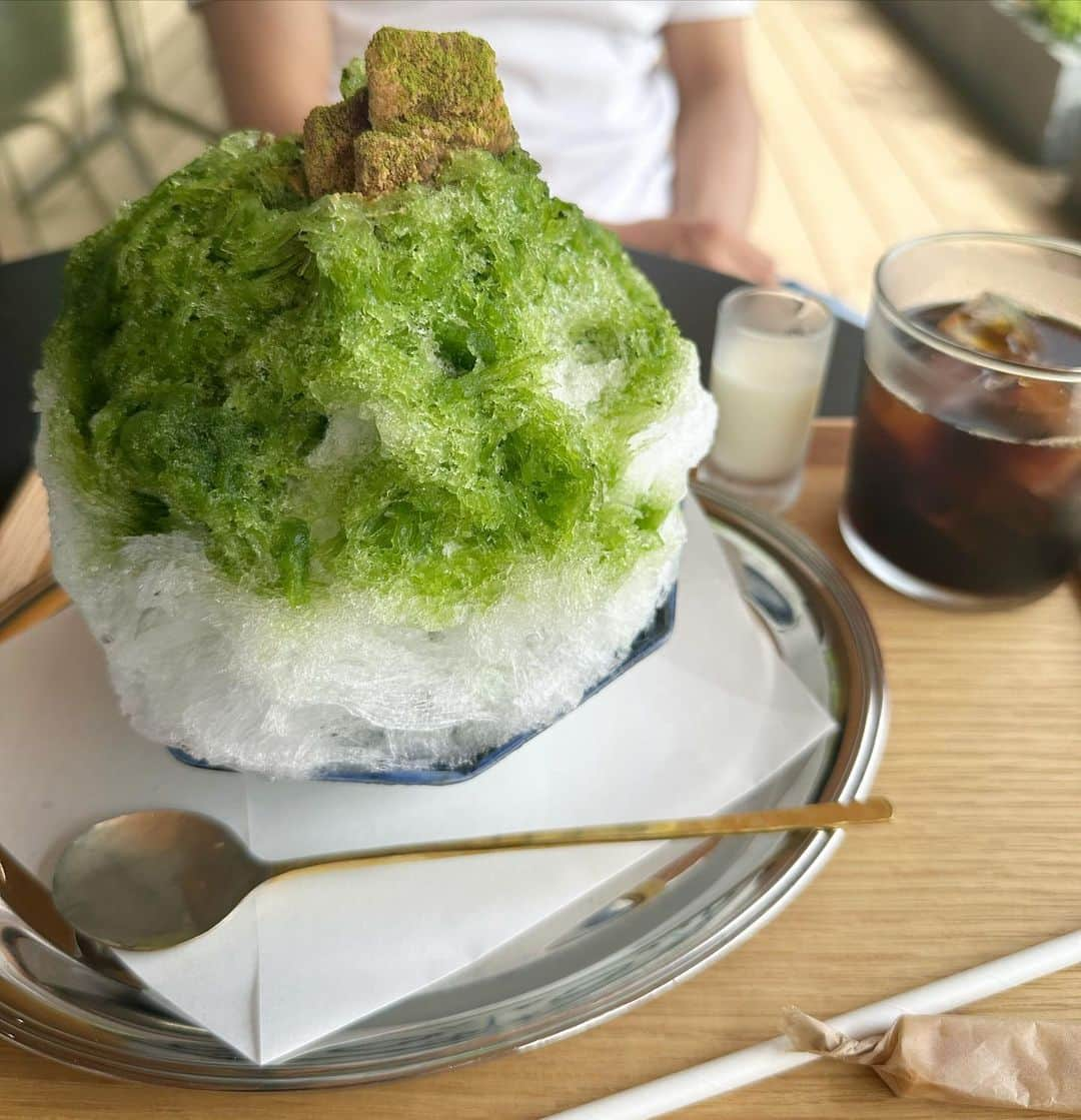 mami 宝島社さんのインスタグラム写真 - (mami 宝島社Instagram)「夏だねえ🧊🍵 #かき氷　#かきごおりすと　#鎌倉文華館鶴岡ミュージアム」7月15日 21時06分 - mm.920k