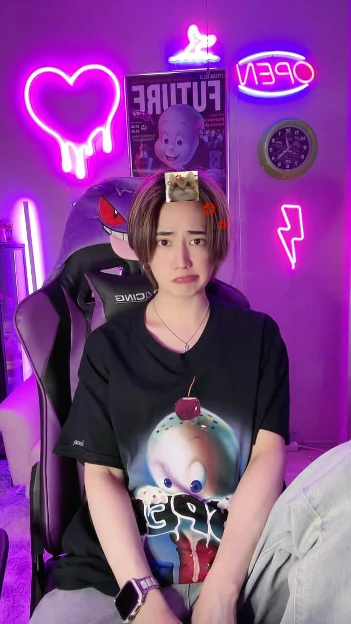 ゆーちゃそ王子のインスタグラム：「😾💢  #tiktok #reels #foryou #fyp」