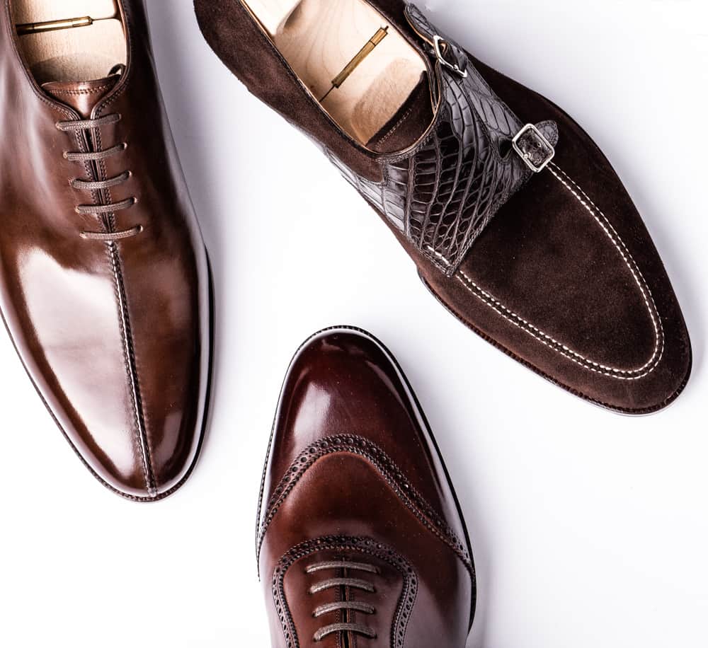 サンクリスピンのインスタグラム：「The man that rises to every occasion must have a shoe that rises to every occasion. For in each step, he leaves an indelible imprint of strength, stylist sensibility, and unwavering determination.​​​​​​​​​ #shoes #handmadeshoes #madetoorder #mtoshoes #bespokeshoes #handwelted #shoeporn #madebyhand #shoestagram #agentlemanschoice #onlyforgentlemen」