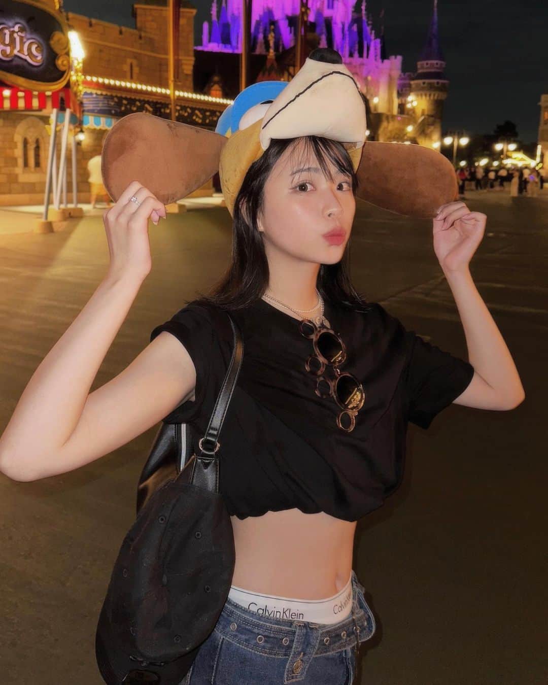 麻生果恩さんのインスタグラム写真 - (麻生果恩Instagram)「Disney行ってきた🐶」7月15日 21時32分 - aso.kaon