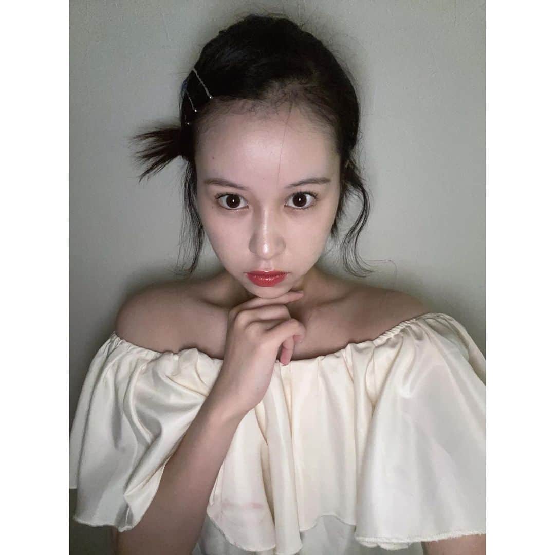 白上心望のインスタグラム：「・ ・ ・ 紗栄子様ヘアアレンジのポイント ・後れ毛は、重力に逆らわせる ・前髪のちょび毛は、わざと出す ・どの髪型もふわっとを意識 ・ ・ ・」