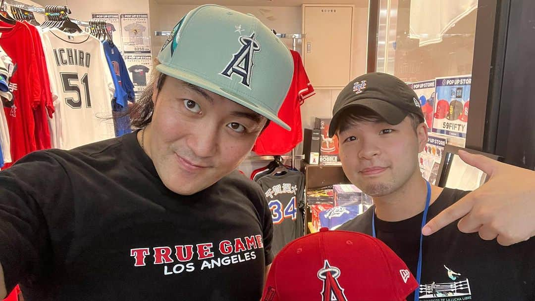 ヨシタツさんのインスタグラム写真 - (ヨシタツInstagram)「I got very limited ASG ver. @angels cap before ASG.  Thanks always Iwata-kun. @selection_headoffice」7月15日 21時47分 - yoshitatsuism