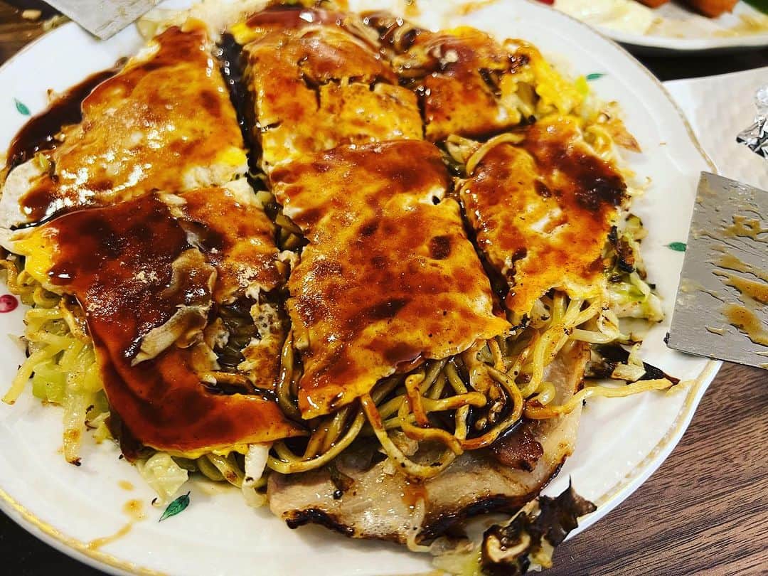 原田喧太さんのインスタグラム写真 - (原田喧太Instagram)「本日の喧太飯 声優の #かないみか ちゃんが来宅。 そんな訳で今日は #お好み焼き  #広島風  #やっぱりこれが好き」7月15日 21時49分 - kenta.harada