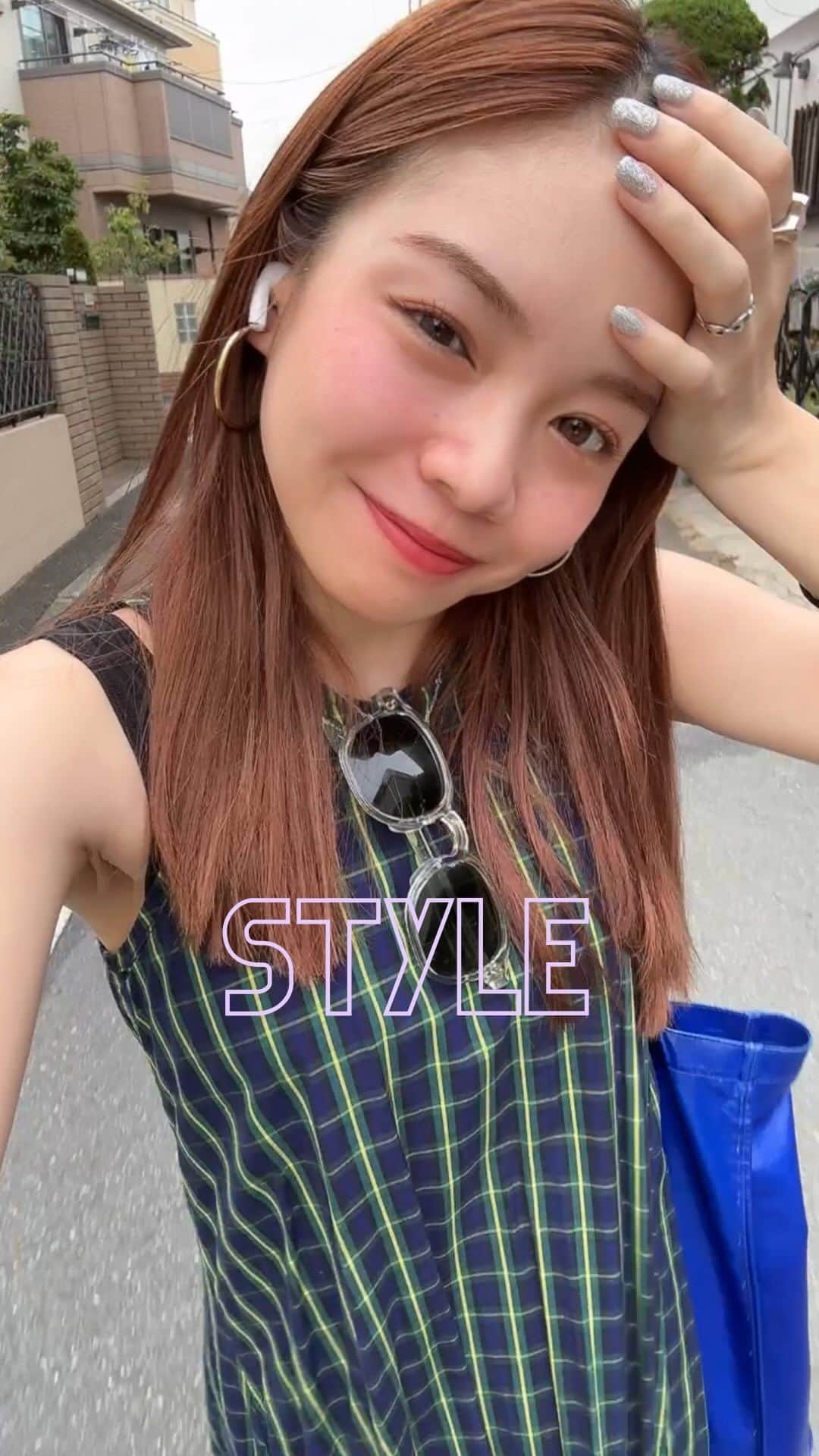 福地夏未のインスタグラム：「🌷 久しぶりにちょっと過ごしやすかった朝 適当リール🪸  _ #ワンピースコーデ #victoriatomas #お気に入り #morning #code #ootd」