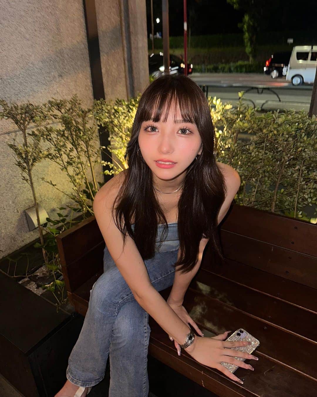 中野ゆいなさんのインスタグラム写真 - (中野ゆいなInstagram)「夏の夜好き🤍 みんなどの季節が1番好きなの~❔」7月15日 19時49分 - nkn_0125