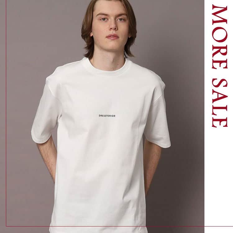 DRESSTERIOR_MEN_ドレステリアのインスタグラム：「. MORE  SALE START！！！  🏷️ エシカルオーガニックコットン ロゴオーバーT ¥9,350(税込)→¥7,480(税込)20%OFF  🏷️ エシカルオーガニックコットン ショートスリーブパーカー ¥14,300(税込)→¥11,440(税込)20%OFF  🏷️ エシカルオーガニックコットン ショートパンツ ¥13,200(税込)→¥10,560(税込)20%OFF  ⁡ #dressterior #ドレステリア  ------------------------------------------ ▪️dressteriorオフィシャルアカウント @dressterior_official ⁡ ▪️メンズ用アカウント @dressterior_men  ⁡ ▪️ショッププレスアカウント @dressterior_shoppress」