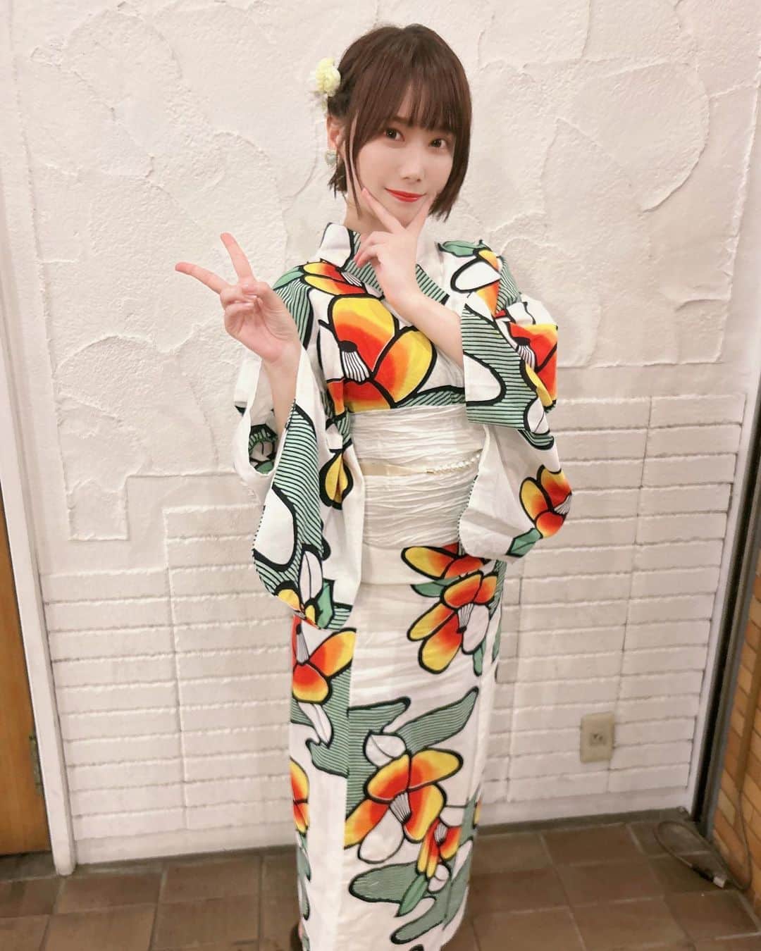 のインスタグラム：「スナックしろくま１日店長イベント 〜キレイな浴衣オフ会だよ〜  ありがとうございました💚」