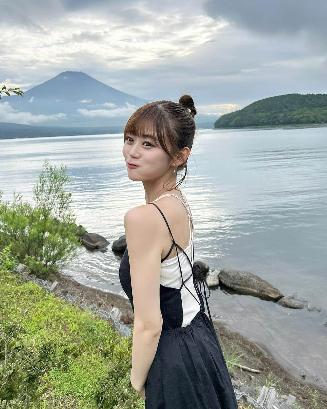 久木田菜々夏さんのインスタグラム写真 - (久木田菜々夏Instagram)「山中湖☺️🏞  夏だねっっっ☀️  #山梨」7月15日 22時04分 - nanaka_kukita